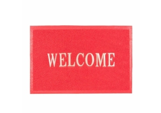 Коврик 40х60см. Spongy Welcome красный  SUNSTEP /38-434/