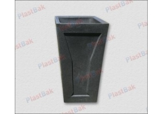 Кашпо черный 120