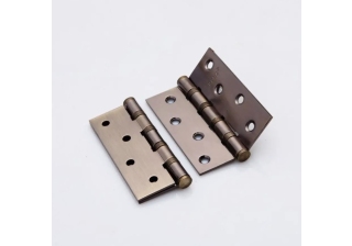 Петля стальн. RENZ 100*75*2,5, 4подш, б/колп., бронза RENZ 100-4BB FH AB 23-00000254