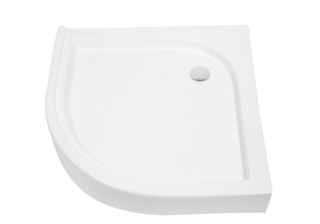 Поддон акриловый 80х80х15 полукруглый