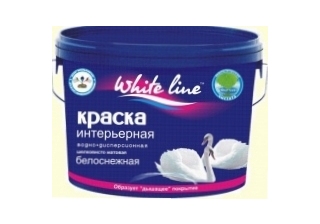 Краска ВД БЕЛАЯ ЛИНИЯ интерьерная 13кг