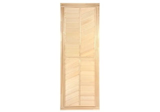 Дверь банная глухая 1,7х0,7 коробка липа сорт В