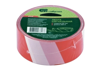 Лента сигнальная 50ммх200м /89030/ Сибртех
