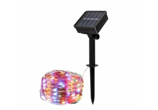 Светильник ФАZА светодиод. солнечн. нить 11.9м 100LED мультицвет SLR-G03-100М