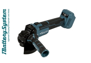 УШМ акк. Sturm! CAG1812BLE, б/щ, 18 В,1BatterySystem,125 мм,3 скор,пл пуск, без ЗУ/АКБ