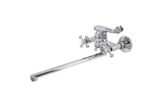 Cмеситель в ванну STEMIX STM 322-143 длинный излив