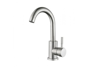 Cмеситель для кухни  AKSA SIM-01-16-B INOX (AK0683)