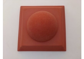 Крышка на столб полушар 460х560мм., (черный 04)