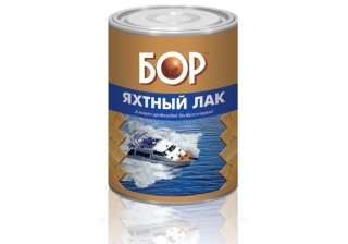 Лак яхтный глянцевый Бор 0,7кг.
