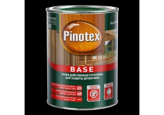 Грунтовка Pinotex Base для внешних работ деревозащитная бесцветная ( 1л) 5195600