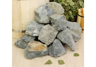 Камень для бани Габбро-диабаз 20кг (коробка)