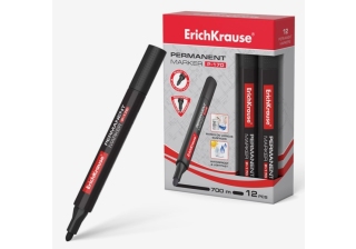 Маркер перманентный ErichKrause® P-170 черный 63563