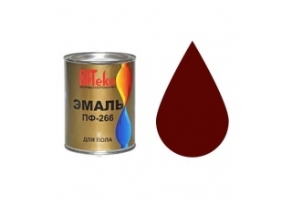 Эмаль ВИТЕКО ПФ-266 для пола красно-коричневая 20кг