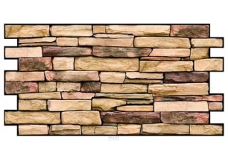 Панель ПВХ Сланец натуральный /0,98м*0,498м/