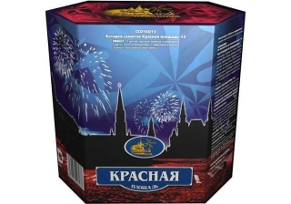 Батарея салютов крупные Красная площадь-13 СС016013