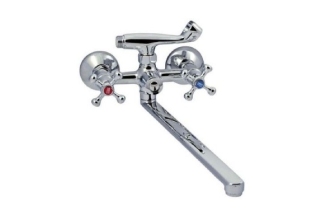 Cмеситель в ванну MIXXUS SMES 140 EURO  буксовый /CR0062/