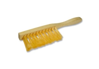 Щетка-сметка 3-рядная,320мм., деревянная ручка /84632/