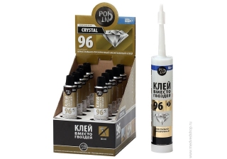 Клей вместо гвоздей POINT 96 кристально-прозрачный 80мл.