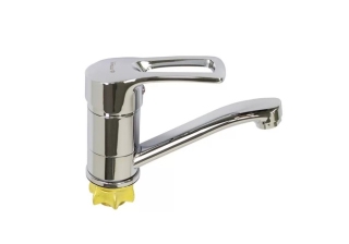 Cмеситель для кухни STEMIX STM 301-004F-15 с кор. изливом, крепление гайка