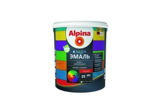 Эмаль акриловая Альпина Аква глянцевая База 1 2.5л.