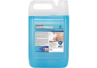Жидкое мыло антибактериальное Трикломед канистра 5кг.
