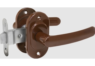 Защелка Омега-ЗЩ2.06 (коричневый) Эконом 23123