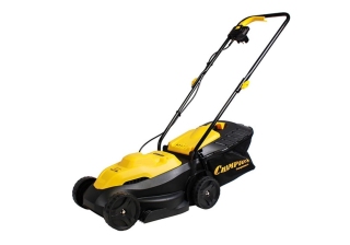 Газонокосилка эл. CHAMPION EM3411 (1 кВт  пласт+ткань 30л  шир.320мм выс.25-65мм, 6,4кг)