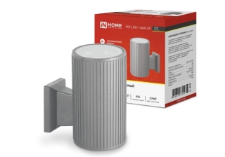 Светильник уличный односторонний НБУ Line-1xA60-GR серый серии CITY