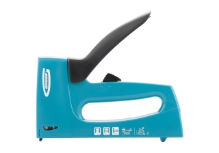 Степлер мебельный пластиковый, корпус, тип скобы 13,53,300, 6-16 мм. GROSS /41003/