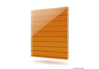 Поликарбонат 12000х2100х8 янтарь Израиль