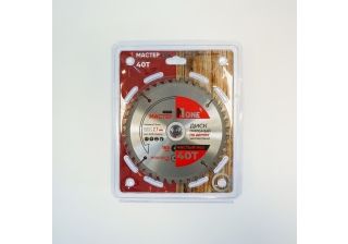 Диск пильный по дереву №1 NACD165213040T (D=165мм, D20/22.2/25.4/30мм, 40Т, толщина 1.3мм)