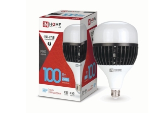 Лампа светодиод 100Вт дрл/дрв  Е27/40 6500К 9000Лм LED-HP-PRO IN HOME