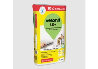 Шпаклевка полимерная финишная №1 Vetonit LR+ белая 20кг (54)