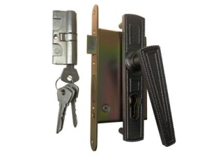 Замок врезной с ручк. 3В4-3.01 (никель) 