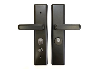 Ручка на китайскую дверь 002А-5 графит (Универсальная) Boadean 017261