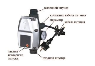 Автоматика Vodotok ЭДД-5 (1.1 кВт, вилка + розетка на кабеле)