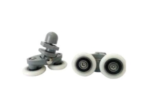 Ролики к душ.кабине 25мм. двойной на дверь, эксцентрик ER (уп.8шт)