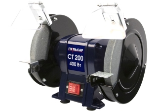 Точило ПУЛЬСАР СТ 200 (400Вт, диск 200х20х16мм 2950 об/мин)  791-363