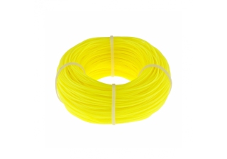 Леска строительная d-1мм, 100м., цвет желтый /84837/  СИБРТЕХ