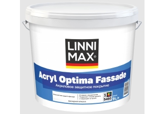 Краска ВД LINNIMAX Acryl Optima Fassad/Оптима фасад База 1 9л.