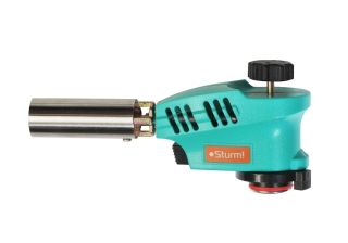Горелка газовая, пьезоподж.(курок),рег.пламени,увелич. мощность, Sturm! 5015-KL-03