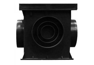 Дождеприемник пластиковый с перегородкой 200*200 Aquastok (4200)