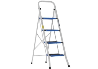 Стремянка стальная 4 ступени МК804С с наклажкой