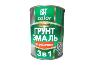 Грунт-эмаль по ржавчине ВИТ шоколад 0.8кг