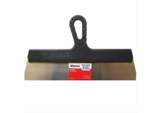 Шпатель из нержавеющей стали, 350мм., фасадн., пласт. ручка DERZHI  86001-35