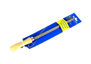 Напильник трехгранный с деревян.,ручкой, 200мм. /16026/ СИБРТЕХ