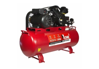 Компрессор поршневой масляный №1 NAC3300/100-2 (3,3кВт 370л/м  8bar 4.5лс,ресивер,100л)