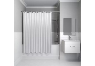 Штора д/ванн/комнаты 180х200см Rigone Бел.