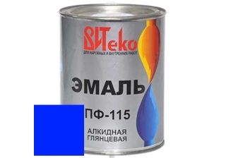 Эмаль ВИТЕКО ПФ-115 синяя 1.8кг
