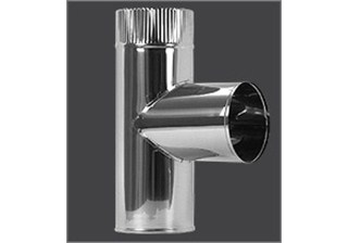 Тройник для дымохода (нерж.) 130*90